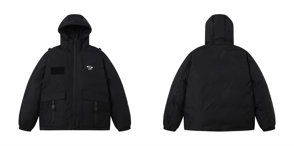 Down Jacket with Hood Winter Puffer Coats Woman Outerwear Women's Lightweight Padded Jackets Warm Parkas