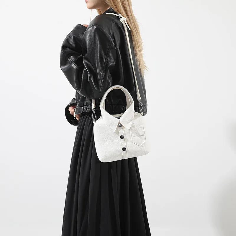 PU Square Compact Shoulder & Crossbody Bag