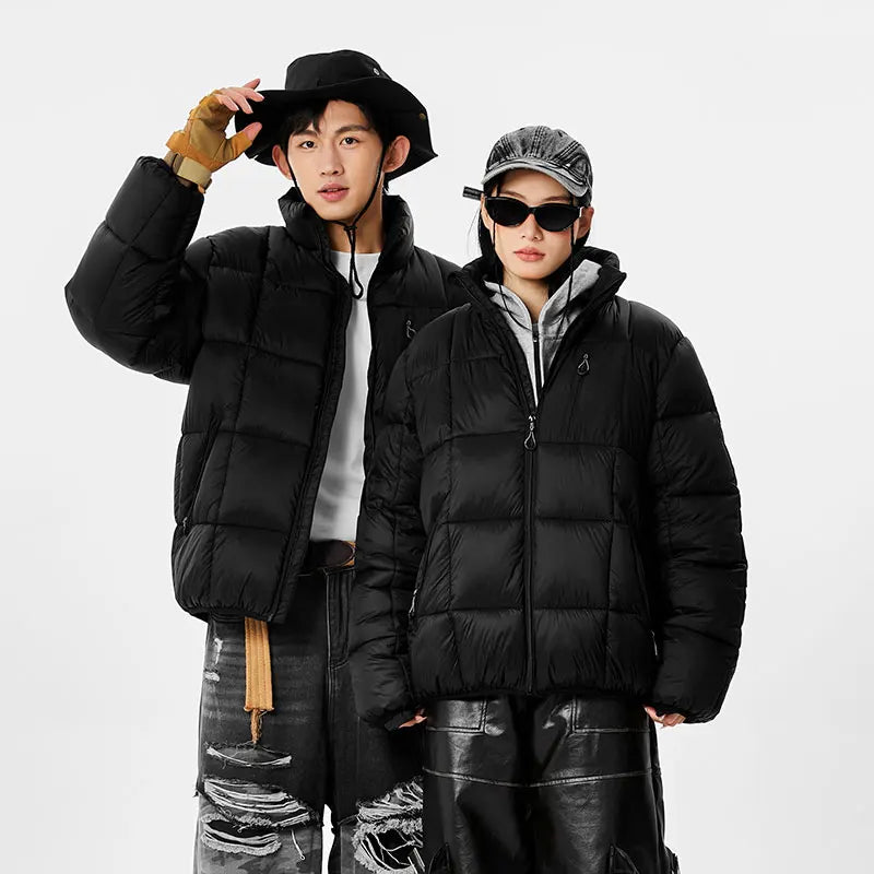 Warm Unisex Jacket Coats Outdoor Parka Cotton-Padded couple Pure Cotton loose thicken Coat High Quality brand winter clothing
