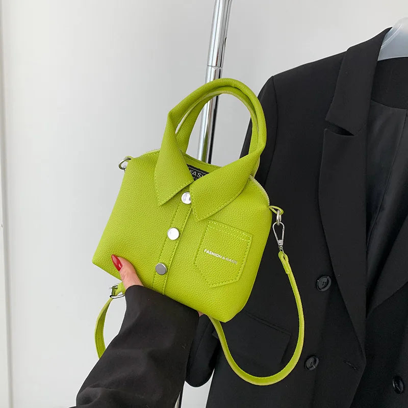 PU Square Compact Shoulder & Crossbody Bag