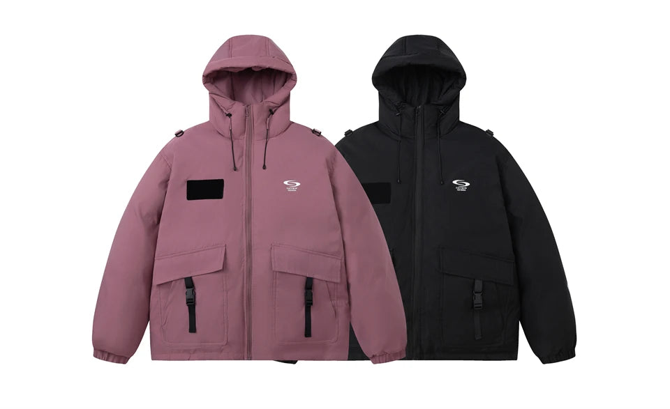 Down Jacket with Hood Winter Puffer Coats Woman Outerwear Women's Lightweight Padded Jackets Warm Parkas