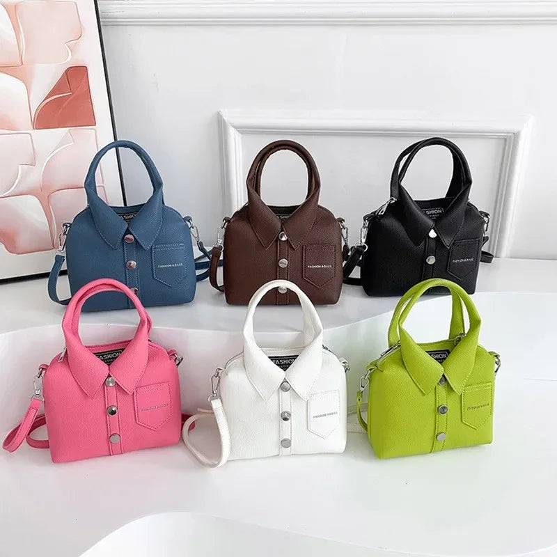 PU Square Compact Shoulder & Crossbody Bag