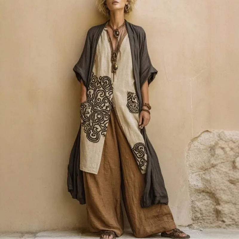 3-Piece Kimono Set – Spring/Summer Vacation Outfit