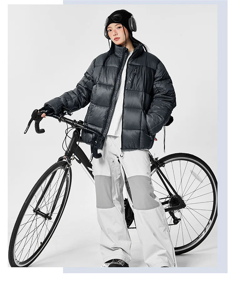 Warm Unisex Jacket Coats Outdoor Parka Cotton-Padded couple Pure Cotton loose thicken Coat High Quality brand winter clothing