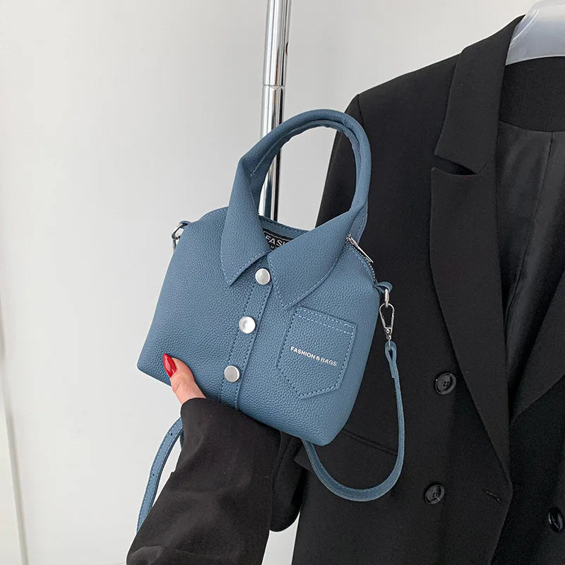 PU Square Compact Shoulder & Crossbody Bag