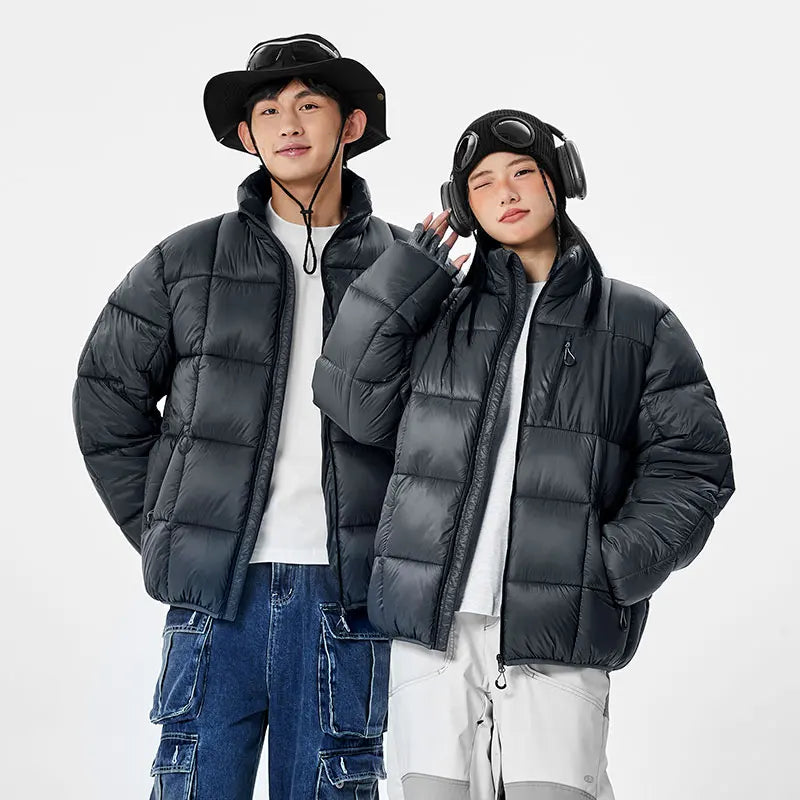 Warm Unisex Jacket Coats Outdoor Parka Cotton-Padded couple Pure Cotton loose thicken Coat High Quality brand winter clothing