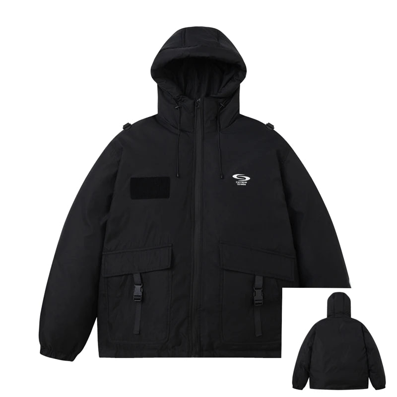 Down Jacket with Hood Winter Puffer Coats Woman Outerwear Women's Lightweight Padded Jackets Warm Parkas