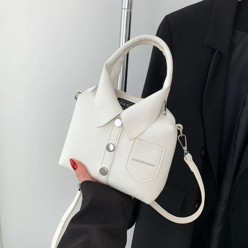 PU Square Compact Shoulder & Crossbody Bag