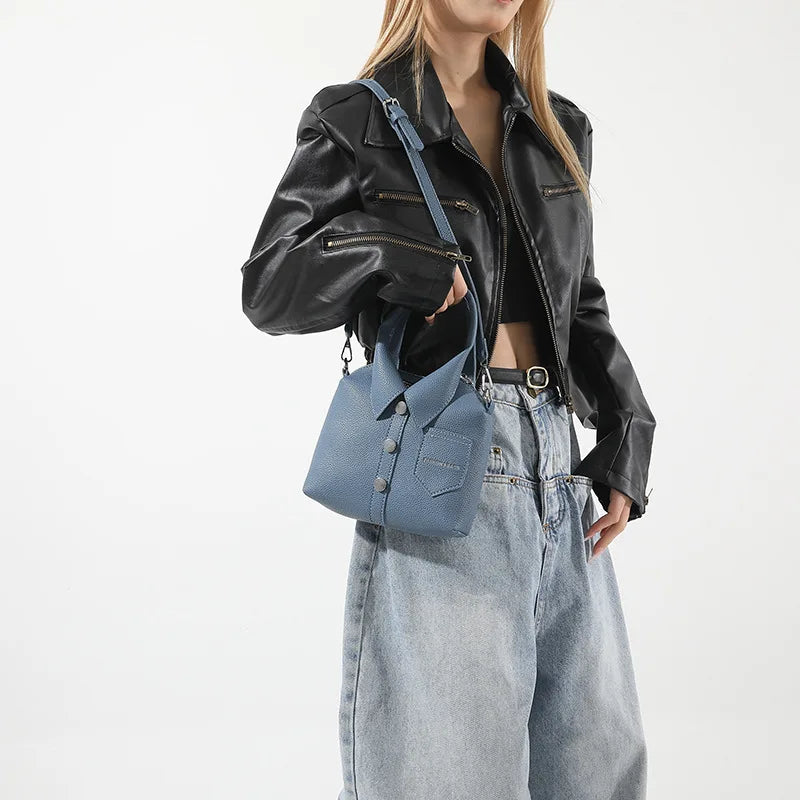 PU Square Compact Shoulder & Crossbody Bag
