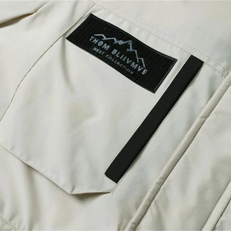 New Winter Men’s Hooded Down Jacket with Fur Collar