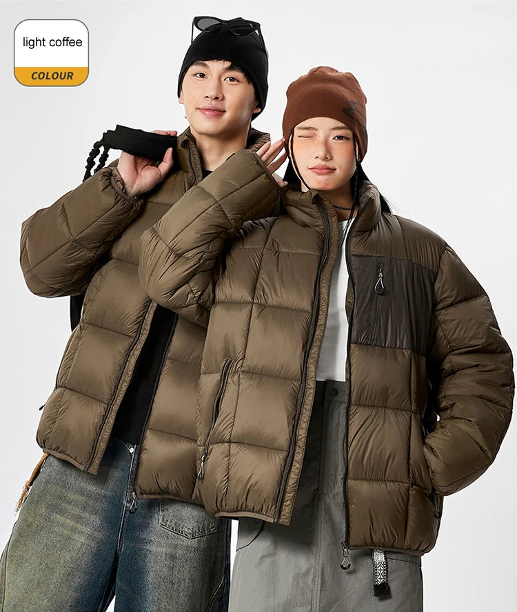 Warm Unisex Jacket Coats Outdoor Parka Cotton-Padded couple Pure Cotton loose thicken Coat High Quality brand winter clothing