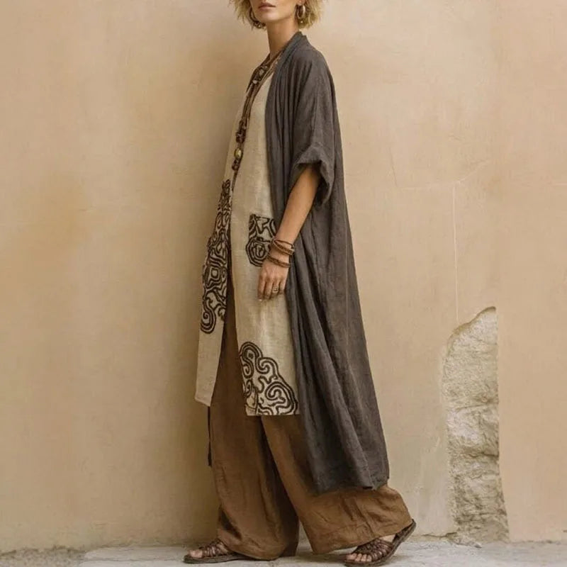 3-Piece Kimono Set – Spring/Summer Vacation Outfit